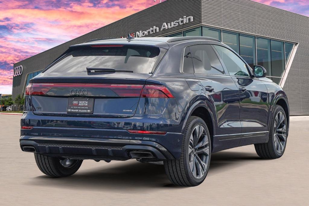 new 2025 Audi Q8 car, priced at $77,242