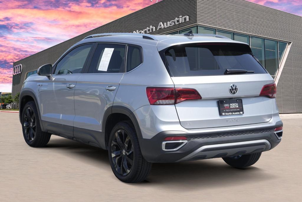 used 2023 Volkswagen Taos car, priced at $25,794