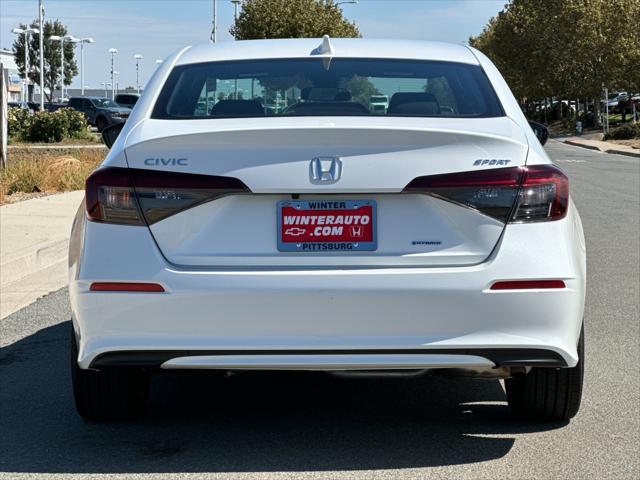 new 2025 Honda Civic car, priced at $29,845