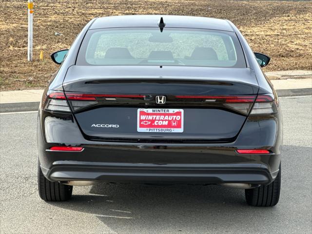 new 2025 Honda Accord car, priced at $31,655