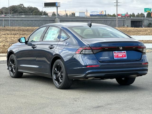 new 2025 Honda Accord car, priced at $31,655