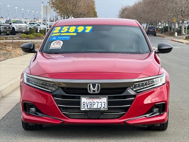 used 2021 Honda Accord car, priced at $25,897