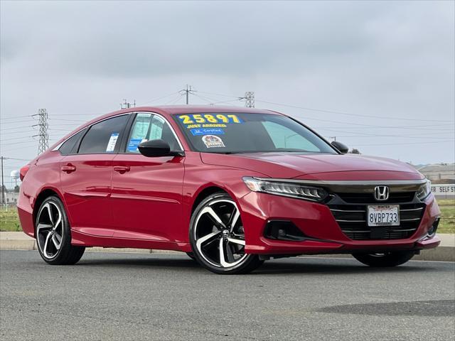 used 2021 Honda Accord car, priced at $25,897