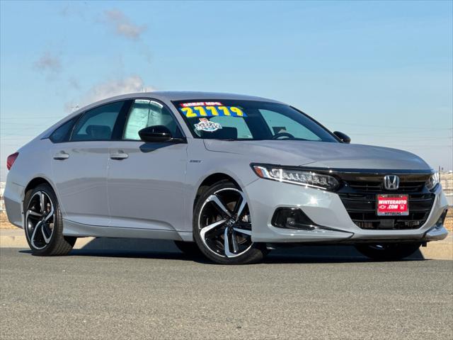 used 2022 Honda Accord Hybrid car, priced at $27,779