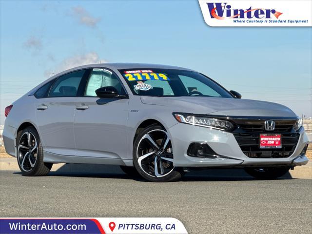 used 2022 Honda Accord Hybrid car, priced at $27,779