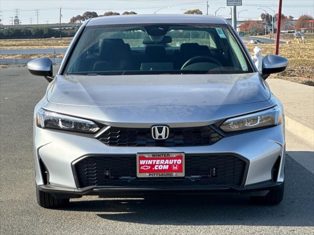 new 2025 Honda Civic car, priced at $25,345