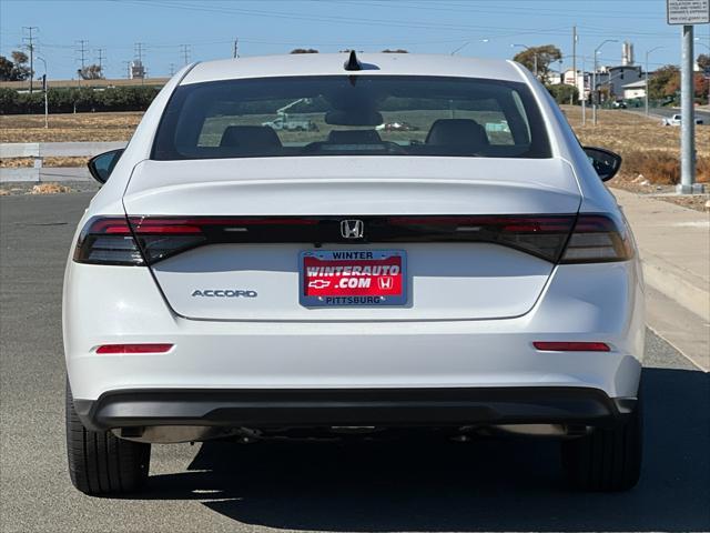 new 2025 Honda Accord car, priced at $32,165