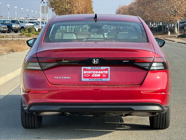 new 2025 Honda Accord car, priced at $32,110