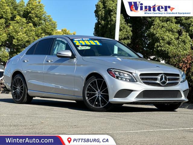 used 2021 Mercedes-Benz C-Class car, priced at $25,678