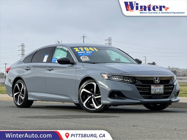 used 2022 Honda Accord car, priced at $27,041