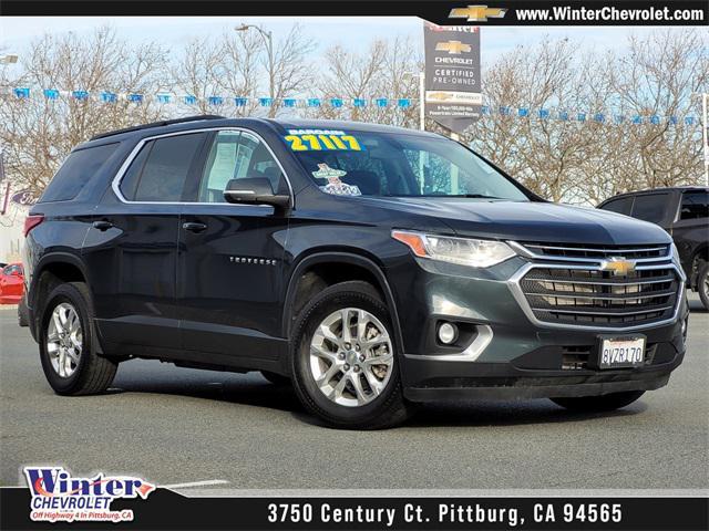 used 2021 Chevrolet Traverse car, priced at $26,789
