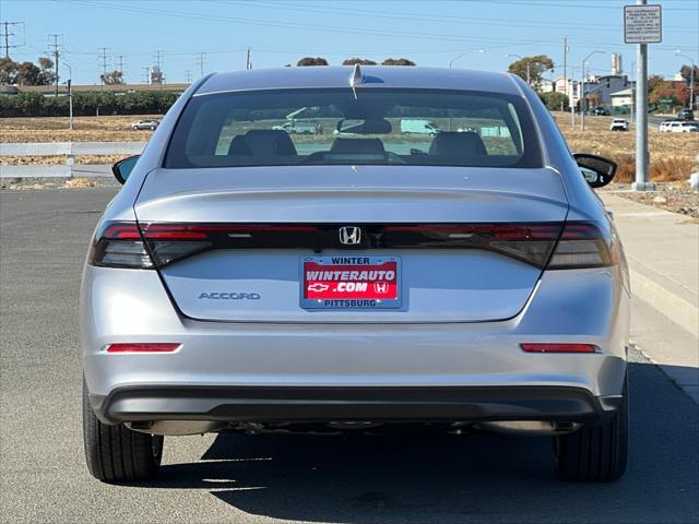 new 2025 Honda Accord car, priced at $29,390