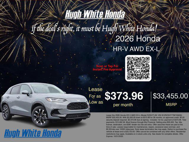 new 2026 Honda HR-V car, priced at $32,151