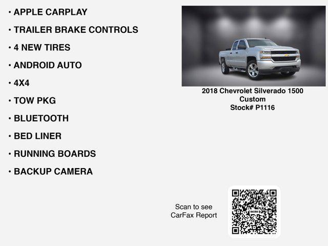 used 2018 Chevrolet Silverado 1500 car, priced at $21,765