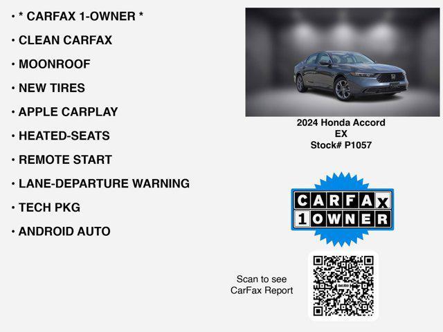 used 2024 Honda Accord car, priced at $25,560