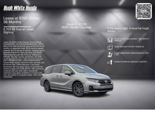 new 2025 Honda Odyssey car, priced at $48,370
