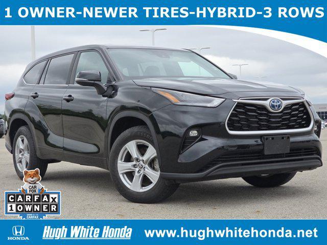 used 2023 Toyota Highlander Hybrid car, priced at $34,177