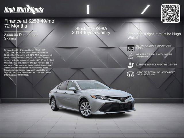 used 2018 Toyota Camry car, priced at $16,290