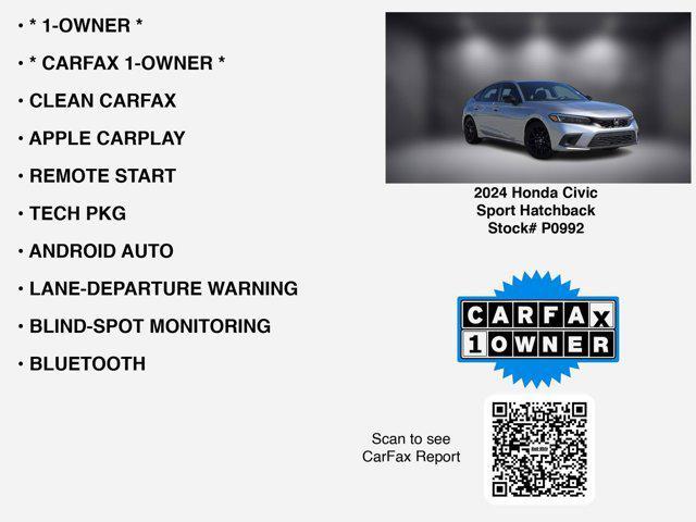 used 2024 Honda Civic car, priced at $24,988