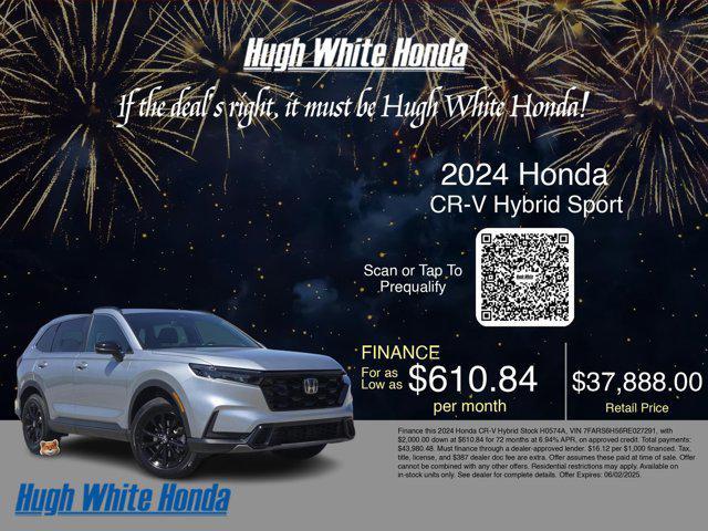 used 2024 Honda CR-V Hybrid car, priced at $37,888
