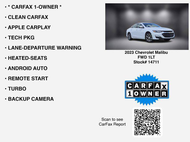 used 2023 Chevrolet Malibu car, priced at $14,760