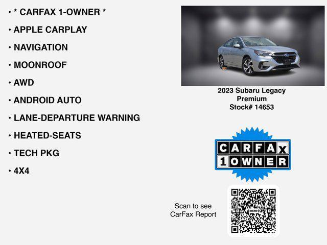 used 2023 Subaru Legacy car, priced at $20,396