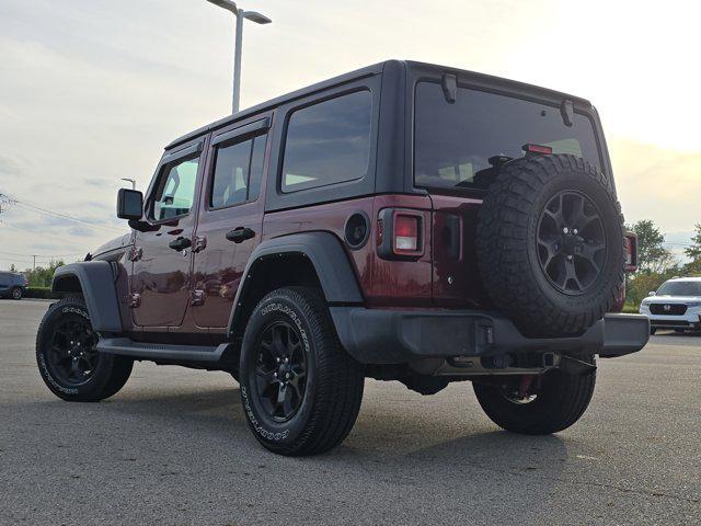 used 2021 Jeep Wrangler Unlimited car, priced at $30,000