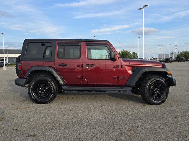 used 2021 Jeep Wrangler Unlimited car, priced at $30,000