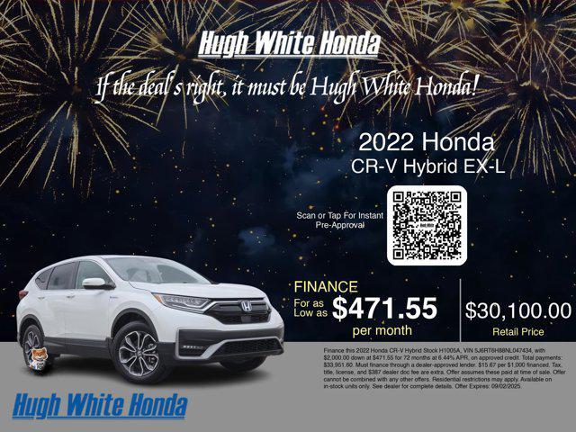used 2022 Honda CR-V Hybrid car, priced at $29,888