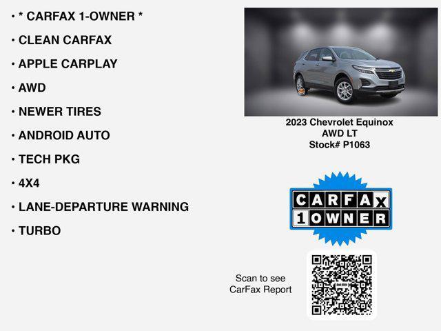 used 2023 Chevrolet Equinox car, priced at $19,448