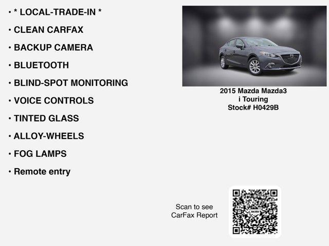 used 2015 Mazda Mazda3 car, priced at $12,995