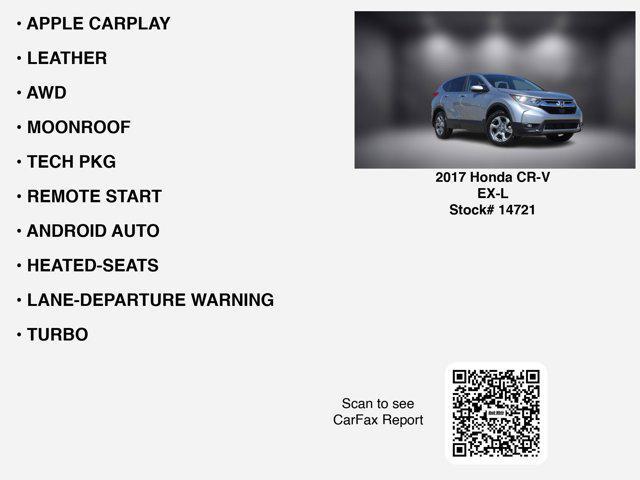 used 2017 Honda CR-V car, priced at $17,998