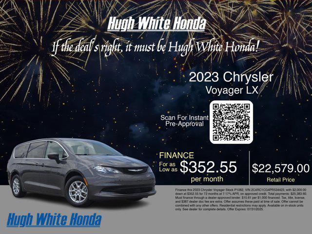 used 2023 Chrysler Voyager car, priced at $21,946