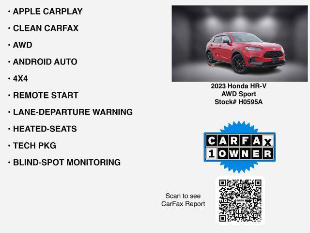 used 2023 Honda HR-V car, priced at $26,988
