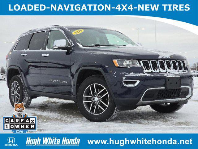 used 2018 Jeep Grand Cherokee car, priced at $19,368