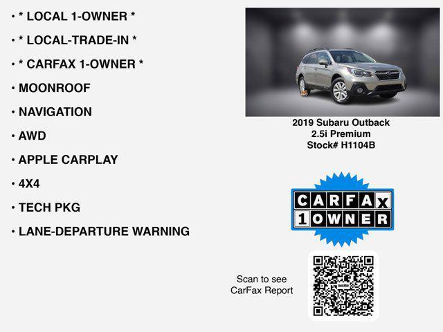 used 2019 Subaru Outback car, priced at $16,734