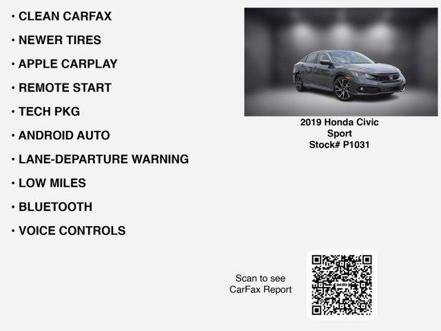 used 2019 Honda Civic car, priced at $20,777