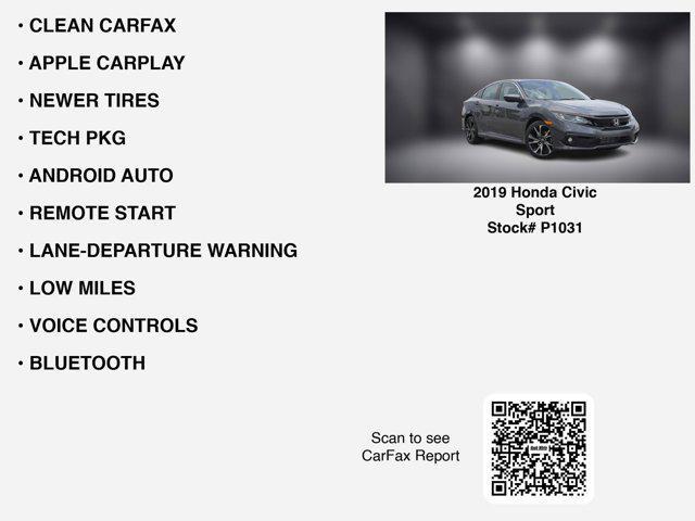 used 2019 Honda Civic car, priced at $20,555