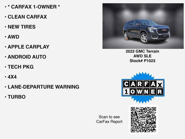 used 2022 GMC Terrain car, priced at $22,914