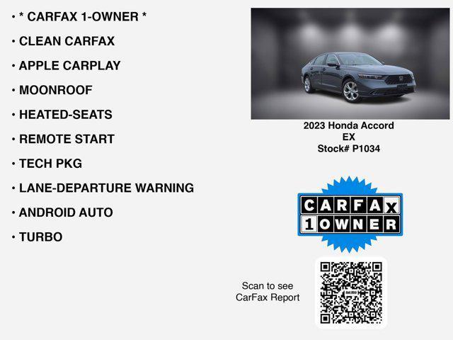 used 2023 Honda Accord car, priced at $26,291