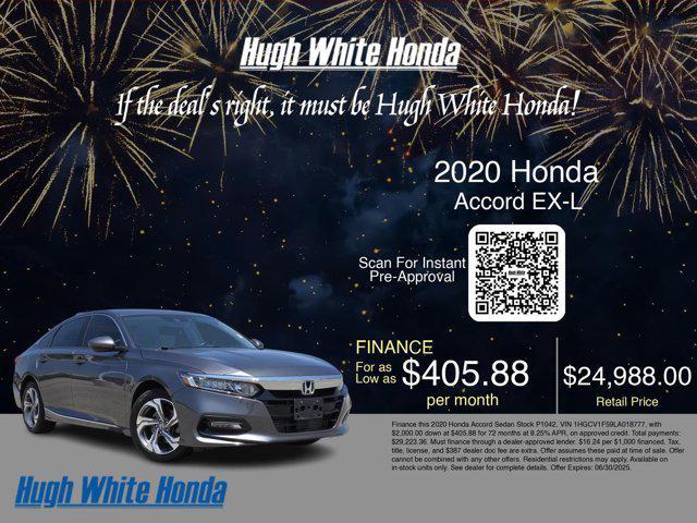 used 2020 Honda Accord car, priced at $24,988