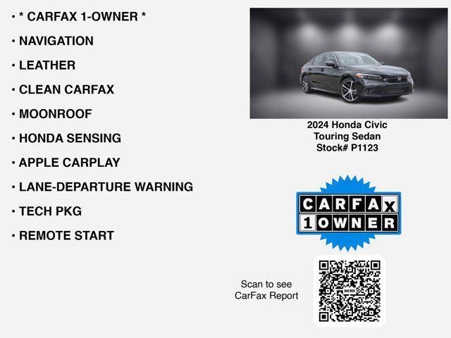 used 2024 Honda Civic car, priced at $24,792