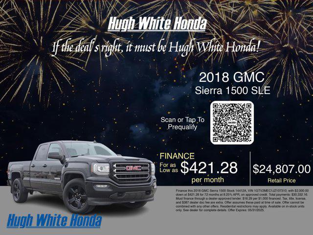 used 2018 GMC Sierra 1500 car, priced at $24,807