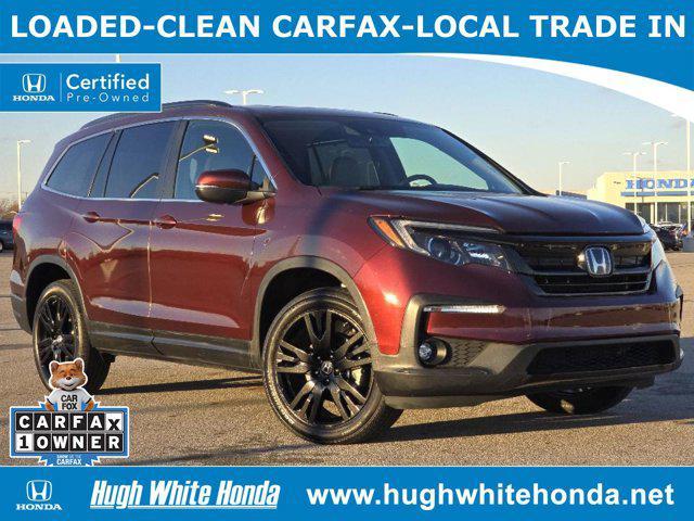 used 2022 Honda Pilot car, priced at $32,784