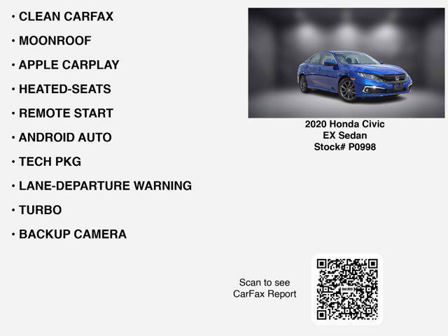 used 2020 Honda Civic car, priced at $21,661