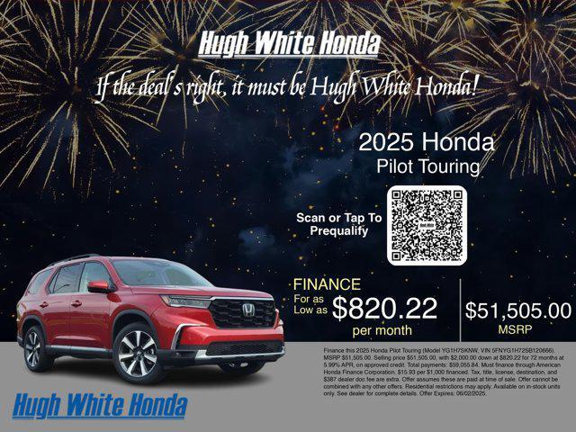 new 2025 Honda Pilot car, priced at $51,505
