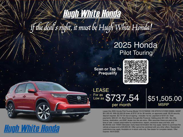 new 2025 Honda Pilot car, priced at $51,505