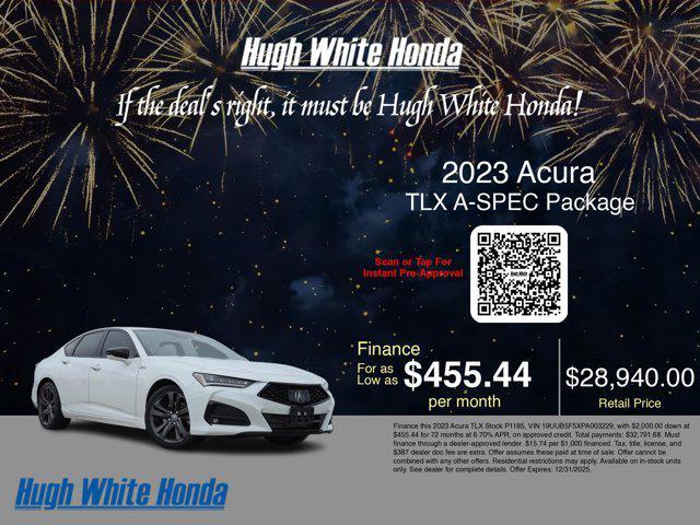 used 2023 Acura TLX car, priced at $28,698