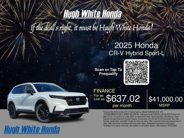 new 2025 Honda CR-V Hybrid car, priced at $41,000