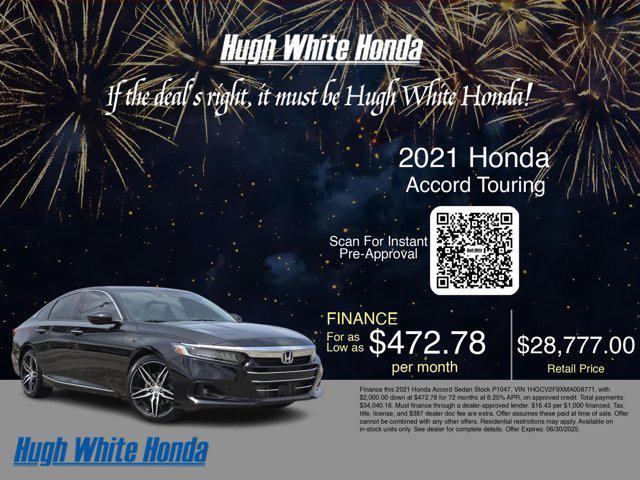 used 2021 Honda Accord car, priced at $28,333